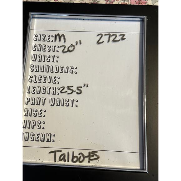 Talbots Tee Medium Top Paisley Boat Neck 3/4 Sleeve Stretch Knit Casual Shirt - Picture 4 of 4